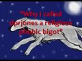 Why I am not a religious phobic bigot!