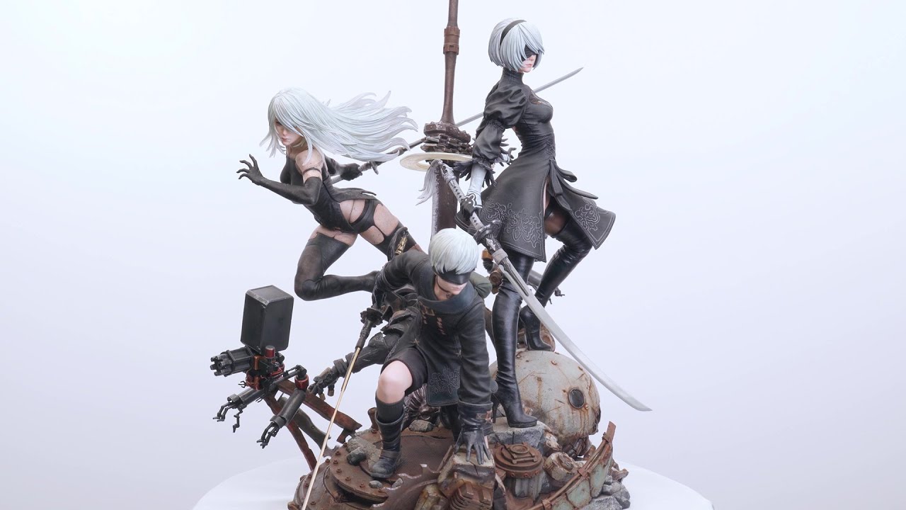 Video SQUARE ENIX MASTERLINE NIER:AUTOMATA 1/4 SCALE STATUE - STANDARD VER.