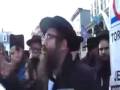 Jews protest against Israel and Zionism.