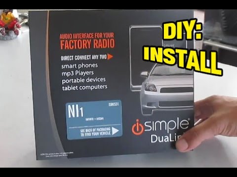 Installing Aux, iPOD Input Jack – Nissan Altima 05-06 SE, SE-R, SL, S (ISNI531, aPAC-NIS1, NIS2)