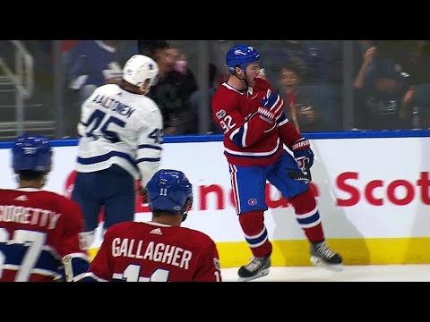 Video: Drouin splits defence, beats McElhinney with a backhand