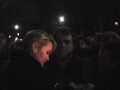 sortie de laetitia hallyday du studio gabriel apr�s l'�mission