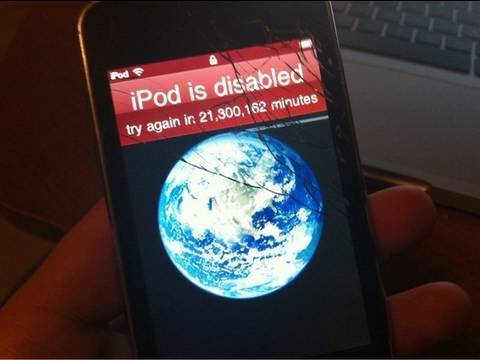 how to fix disabled iphone