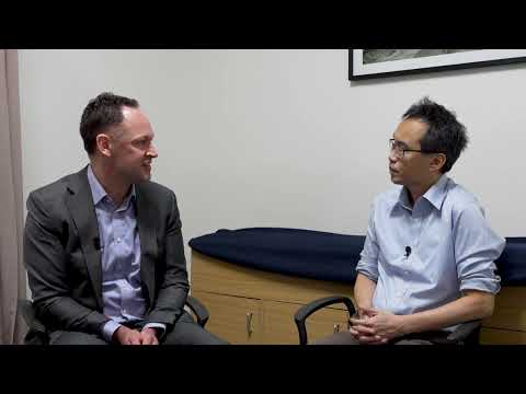 Dr Peter Hamer interviewing Dr Ken Wong