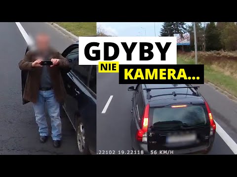 Spowodował kolizję i zadzwonił na policję. Nie wiedział, że jest nagranie.