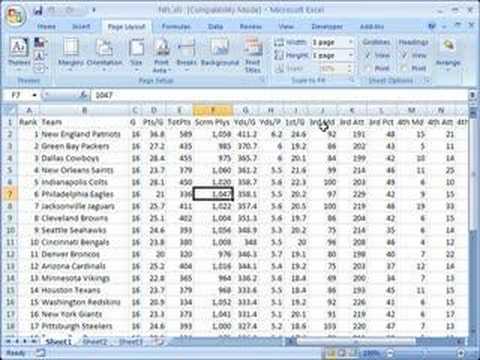 how to fit excel spreadsheet on one page