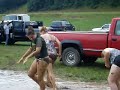 Kelli jo, ally, and I mud sliding!