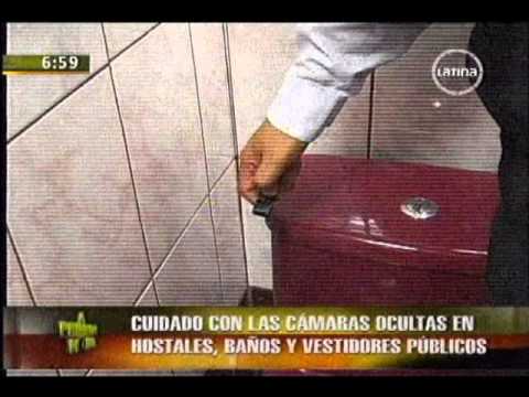 camaras en banos publicos