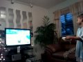 Edward playing Mario cart wii