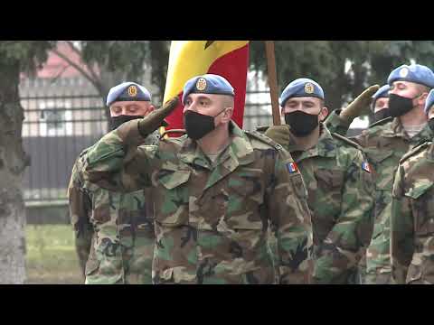 Președintele Republicii Moldova, Maia Sandu, a participat la ceremonia de detașare a contingentului Armatei Naționale în misiunea KFOR din Kosovo