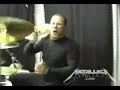 James Hetfield playing the drums [2008]