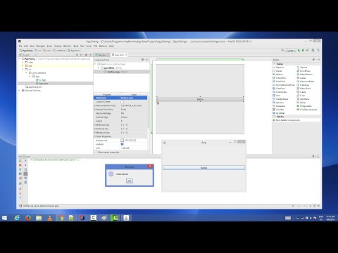 Creating First Java Swing GUI Application with IntelliJ IDEA IDE