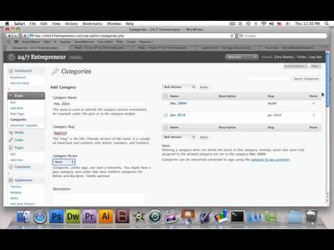 how to get categories in wordpress
