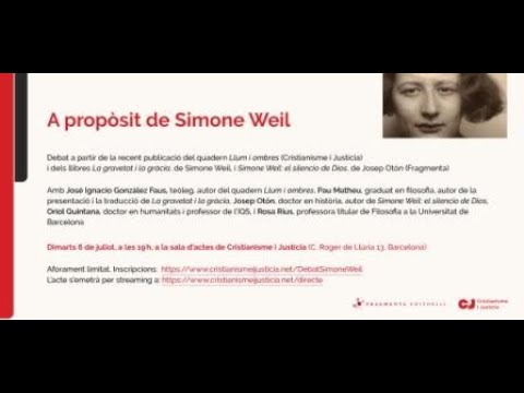 A propòsit de Simone Weil