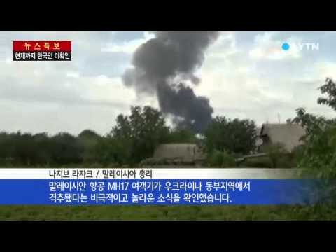말레이시아 여객기 '피격'...