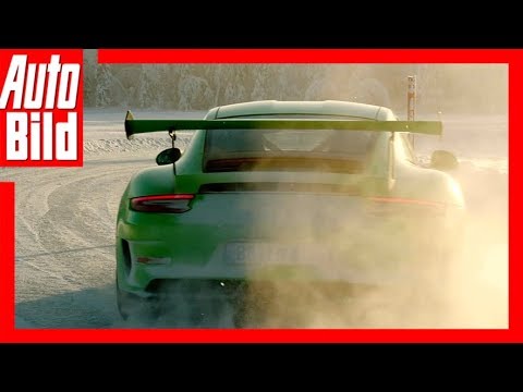 Porsche GT3 RS (2018) ber die Eispiste mit Walter Rhr ...