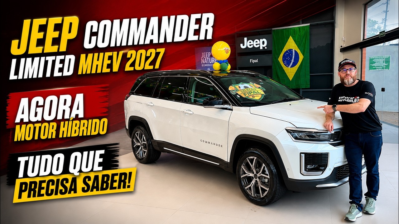 JEEP COMMANDER MHEV 2027: Tudo Sobre a Versão Limited!