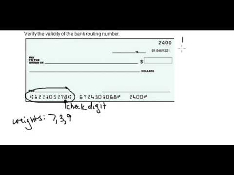 how to locate routing and account number on a check