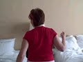 A bullet came through our hotel room