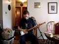 Electric Punch Cigar Box Banjo by Resist Instrument Works