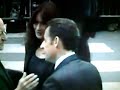 Empress Farah Pahlavi at Yves St. Laurent Funeral