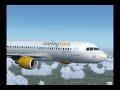 FS2004 Vueling Airbus A320-200 Madrid - Roma