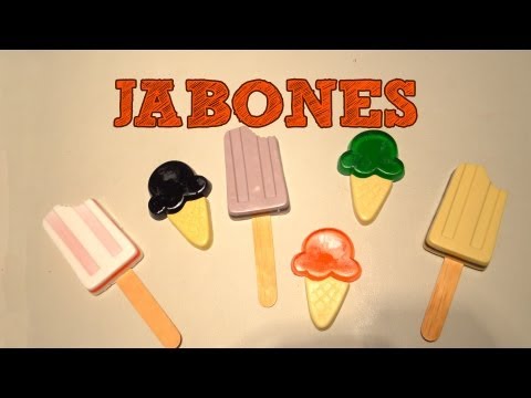 Decorativos - En este video les enseño de manera muy sencilla a hacer jabones exfoliantes con vitamina E. Tambien los pueden utilizar como objetos decorativos o regalar. V...