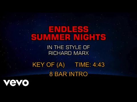 Richard Marx - Endless Summer Nights (Karaoke)