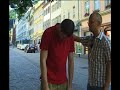 Street Hypnosis in Heidelberg - Tourist Stuck to a Tree