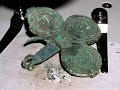 Bronze-Age Four Spiral Spectacle Fibula Brooch. - free flv video @ vwatch.tv