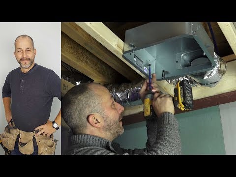 video-linktoworks-How To Install A Bathroom Fan And Exhaust - YouTube