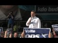Vytvořme vládu rozpočtové odpovědnosti. Volte ODS!