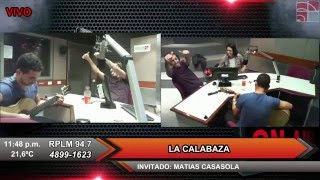 NOTA - Matias Casasola en "La Calabaza" por Radio Palermo