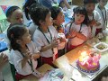 Krishna's bday celebration @ school