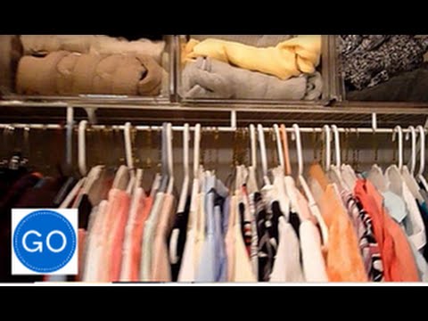 how to organize a small closet