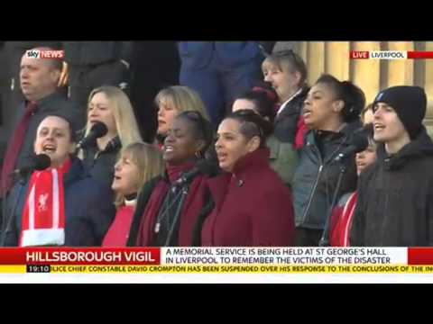 Hillsborough Vigil - You'll Never Walk Alone
