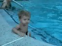Ethan and DAHDAH at the pool Ethan and DAHDAH at the pool