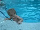 Ethan and DAHDAH at the pool