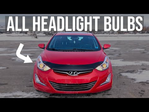 Hyundai Elantra (2011-2016) - Headlight Bulbs Replacement