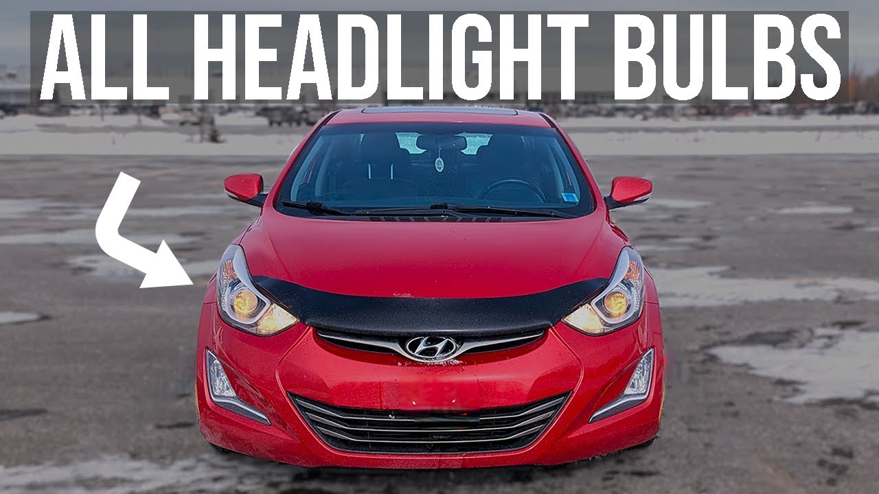 Hyundai Elantra (2011-2016) - Headlight Bulbs Replacement