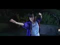 钟欣桐在影片《精武家庭》中的一段武打场面，没有使用替身。Gillian's fighting scene in the movie 