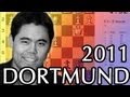 GM Nakamura Vs. Vladimir Kramnik - Dortmund 2011 - Nimzo Indian
