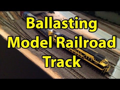 how to ballast n gauge track