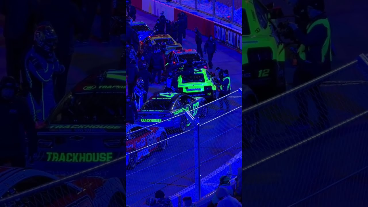 The cars GLOW in the dark?? 🤯