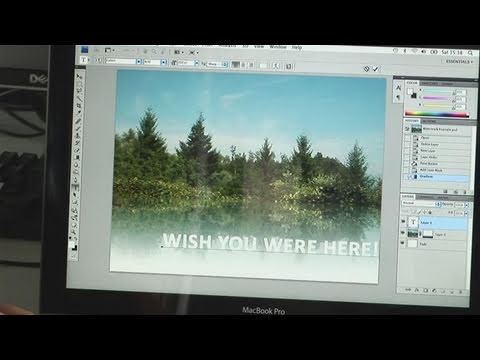 how to make an object dissolve in photoshop