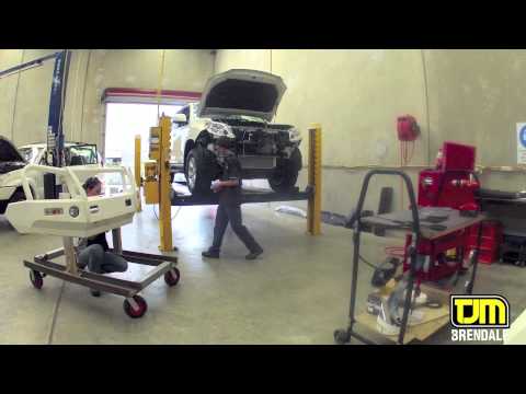 how to fit a winch to a tjm bull bar