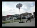 55' dunking with 38 inch verticle 9.8 foot rim.