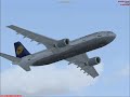 FSX - Lufthansa A300 flight from Athens to Hamburg