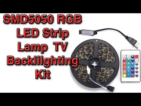 SMD5050 RGB LED Strip Lamp TV Backlilghting Kit / Drill Set from Banggood