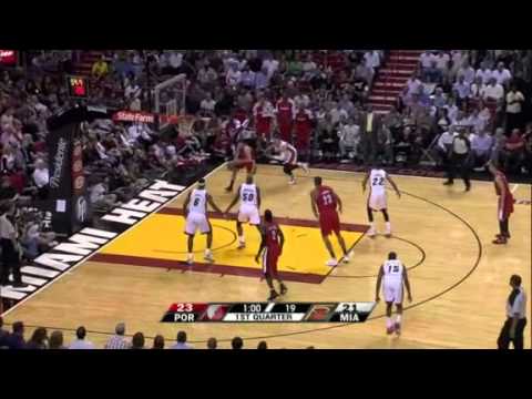 Wallace, Camby, and Fernandez against Miami Heat